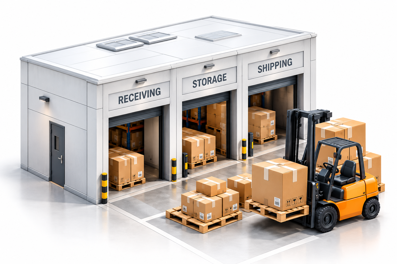 Warehouse and cargo loading capacity
